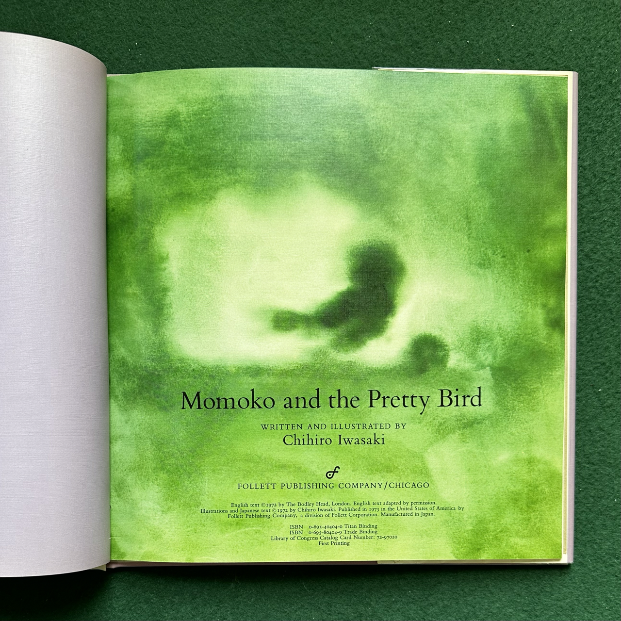 Vintage Children's Hardback: Chihiro Iwasaki - Momoko and the Pretty Bird FIRST EDITION