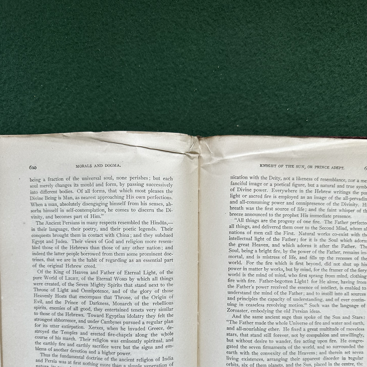 Antique Non-Fiction Hardback: Morals and Dogma of the Ancient and Accepted Scottish Rite of Freemasonry 1920