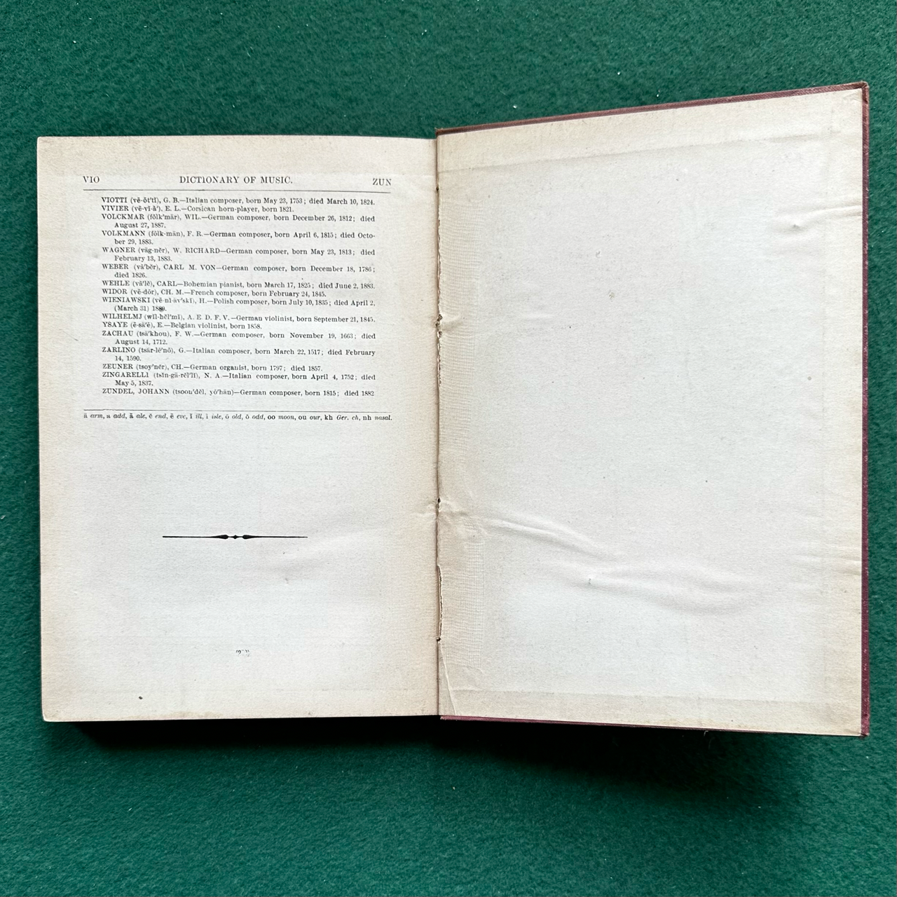 Antique Non-Fiction Hardback: Mathews and Liebling - Dictionary of Music