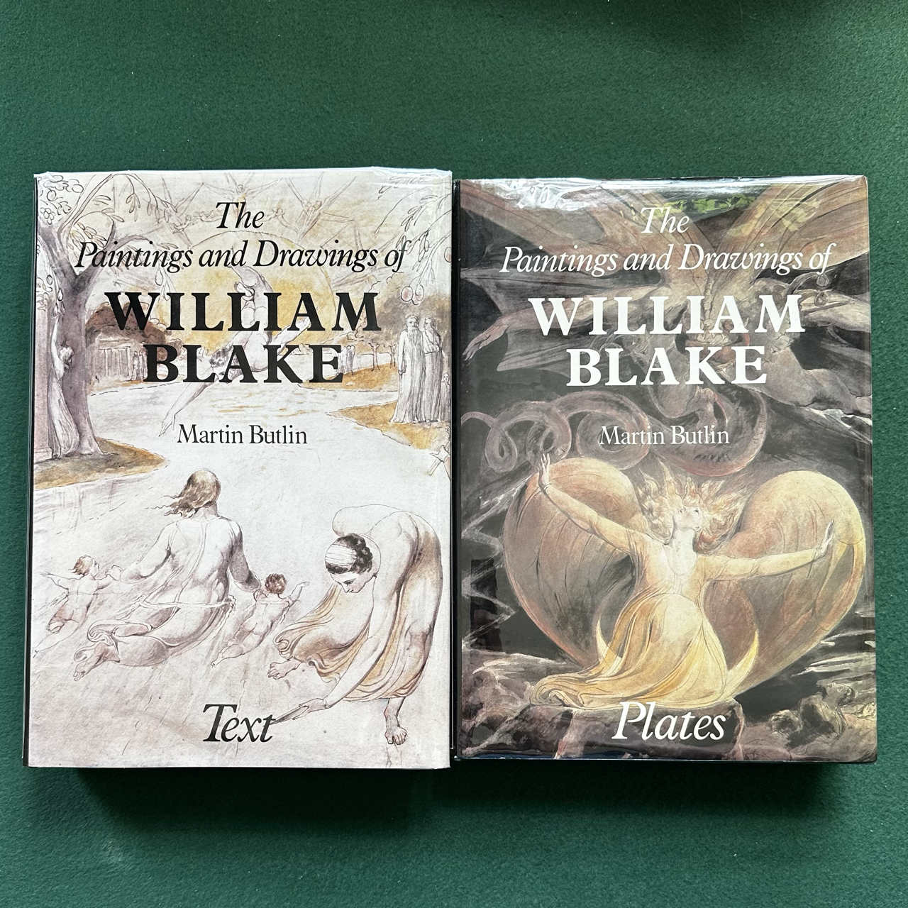 Vintage Non-Fiction Hardback: Martin Butlin - The Paintings and Drawings of William Blake: Plates and Text