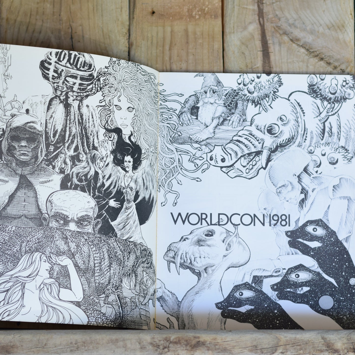 Vintage Sci-fi Paperback: Denvention Two Program Book 1981