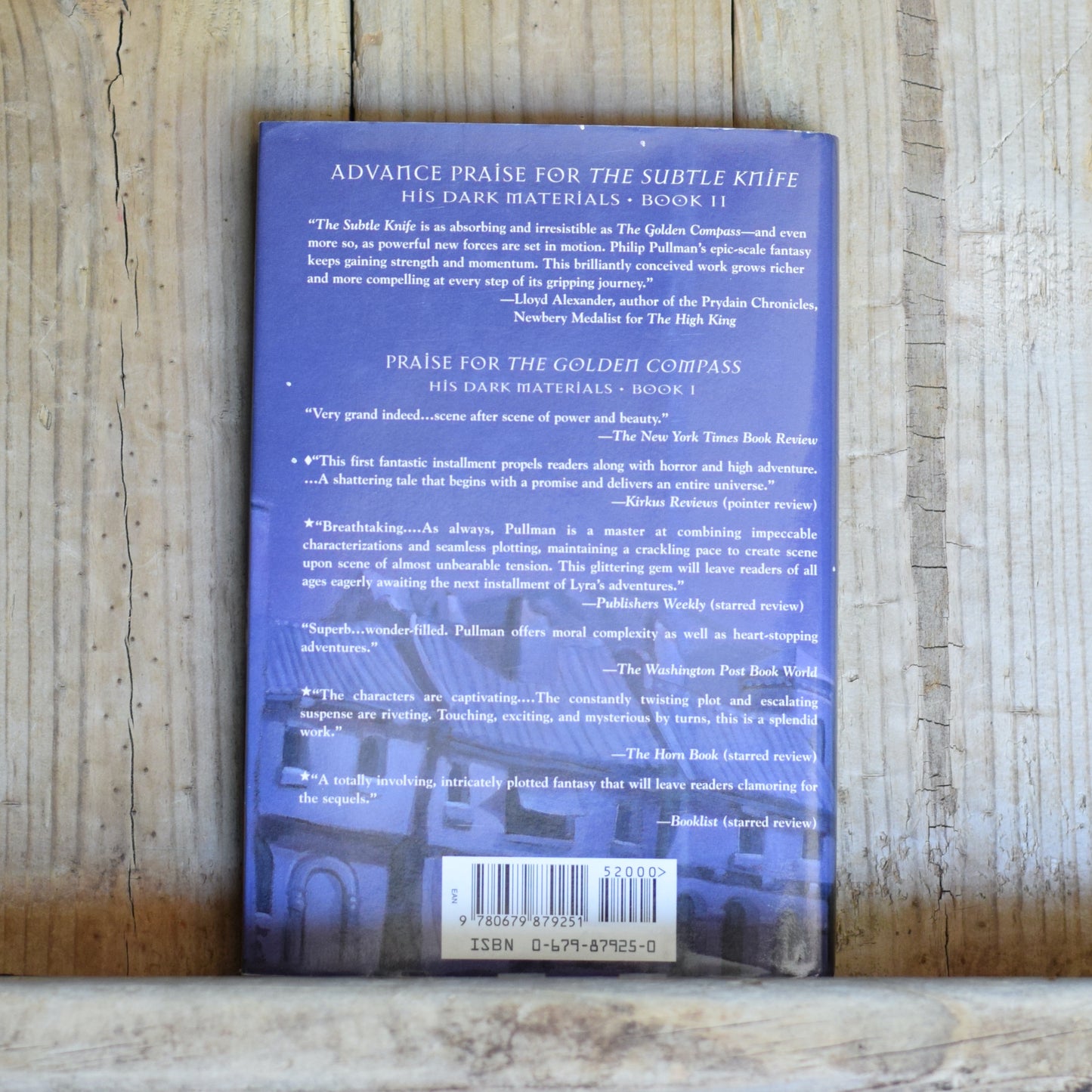 Vintage Fantasy Hardback: Philip Pullman - The Subtle Knife