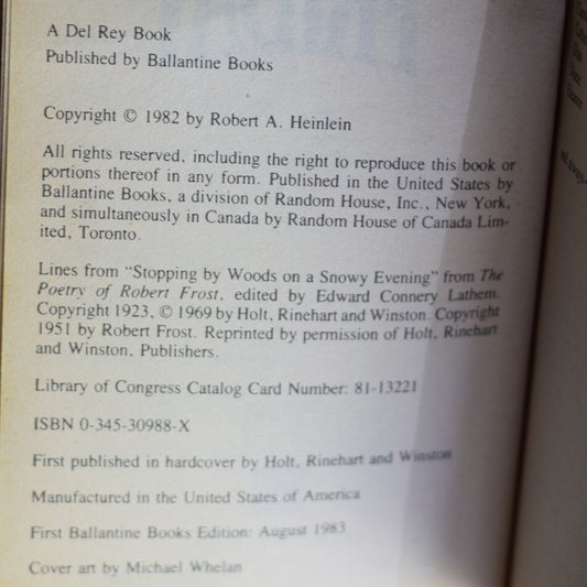 Vintage Sci-fi Paperback: Robert A Heinlein - Friday