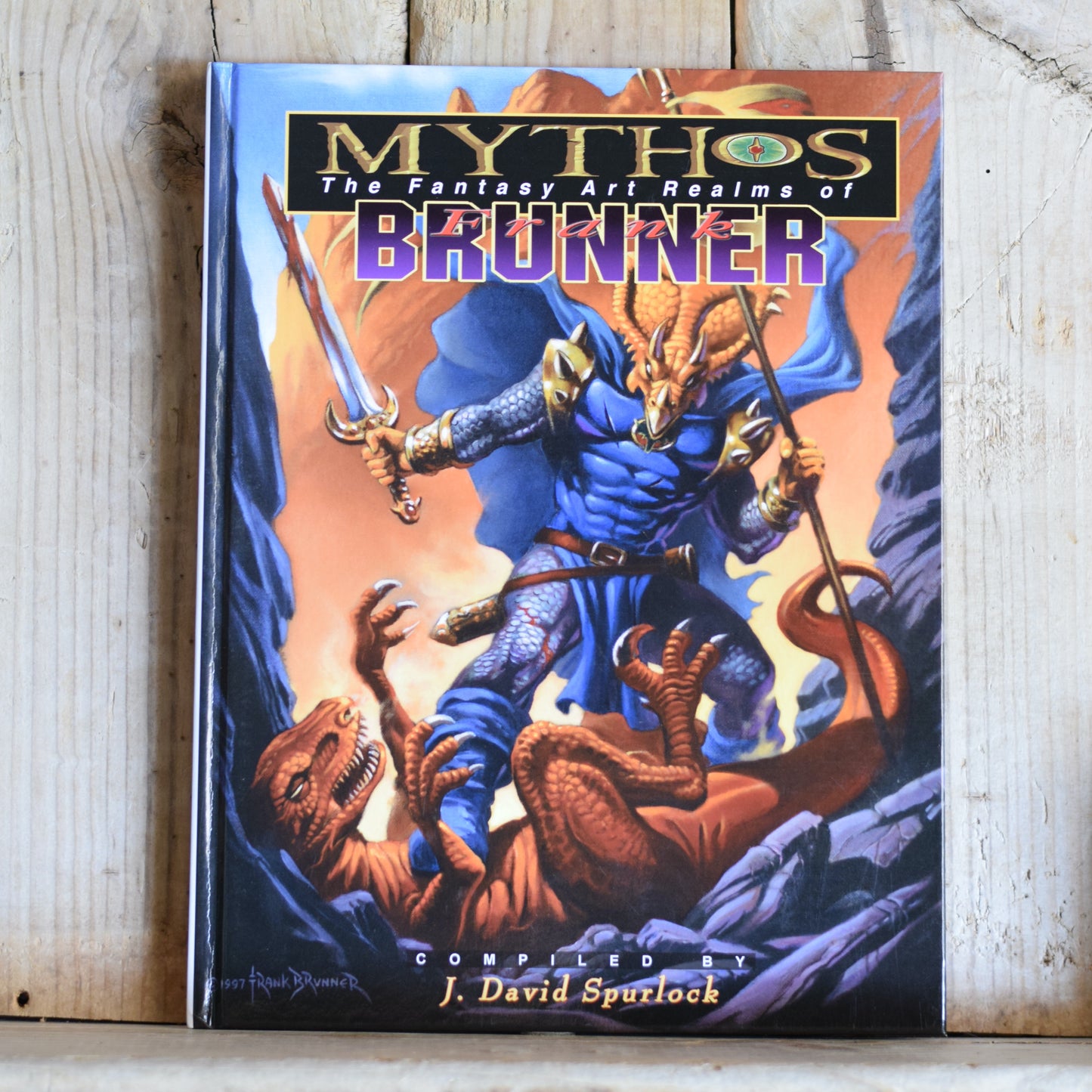 Fantasy Hardback: J David Spurlock - Mythos: The Fantasy Art Realms of Frank Brunner Deluxe Edition SIGNED FIRST PRINTING