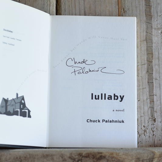 Fiction Hardback: Chuck Palaniuk - Lullaby SIGNED FIRST EDITION/PRINTING