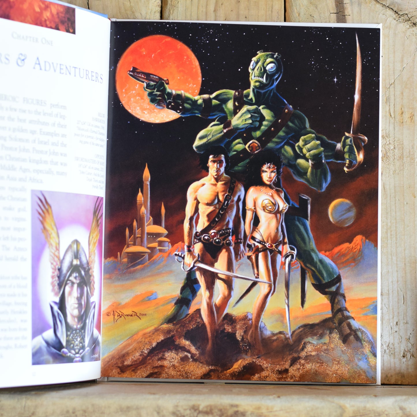 Fantasy Hardback: J David Spurlock - Mythos: The Fantasy Art Realms of Frank Brunner Deluxe Edition SIGNED FIRST PRINTING