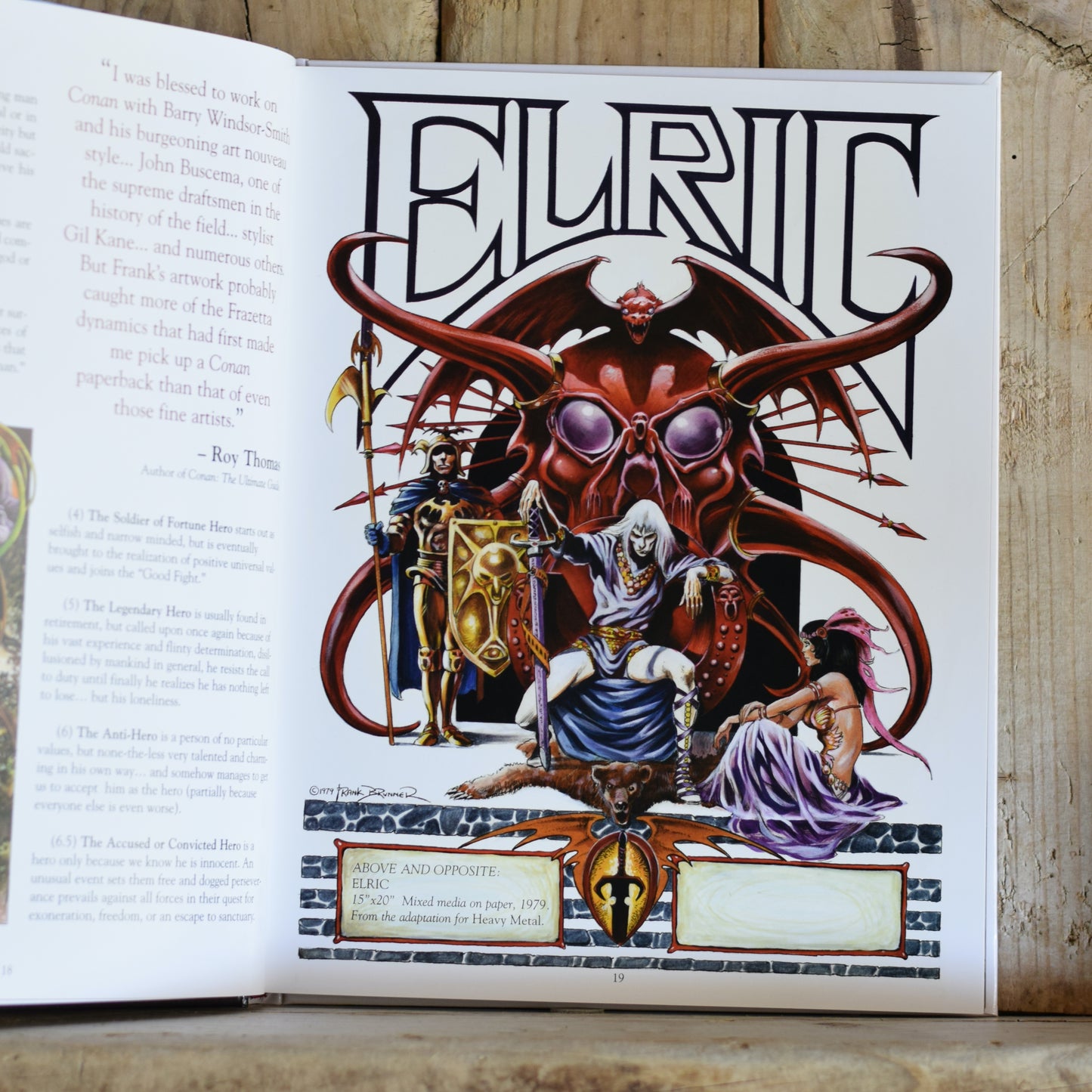 Fantasy Hardback: J David Spurlock - Mythos: The Fantasy Art Realms of Frank Brunner Deluxe Edition SIGNED FIRST PRINTING