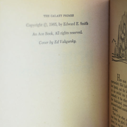 Vintage Sci-fi Paperback: Edward E Smith - The Galaxy Primes