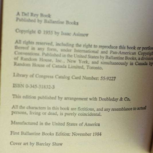 Vintage Sci-fi Paperback: Isaac Asimov - The End of Eternity