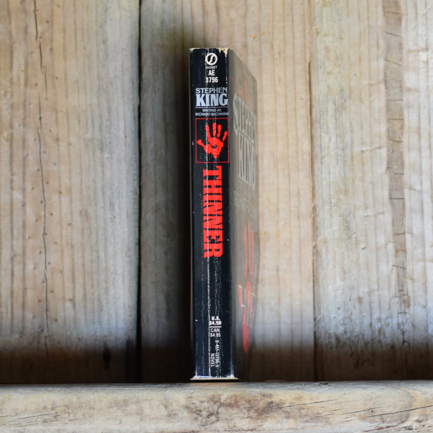 Vintage Horror Paperback: Stephen King - Thinner FIRST PRINTING