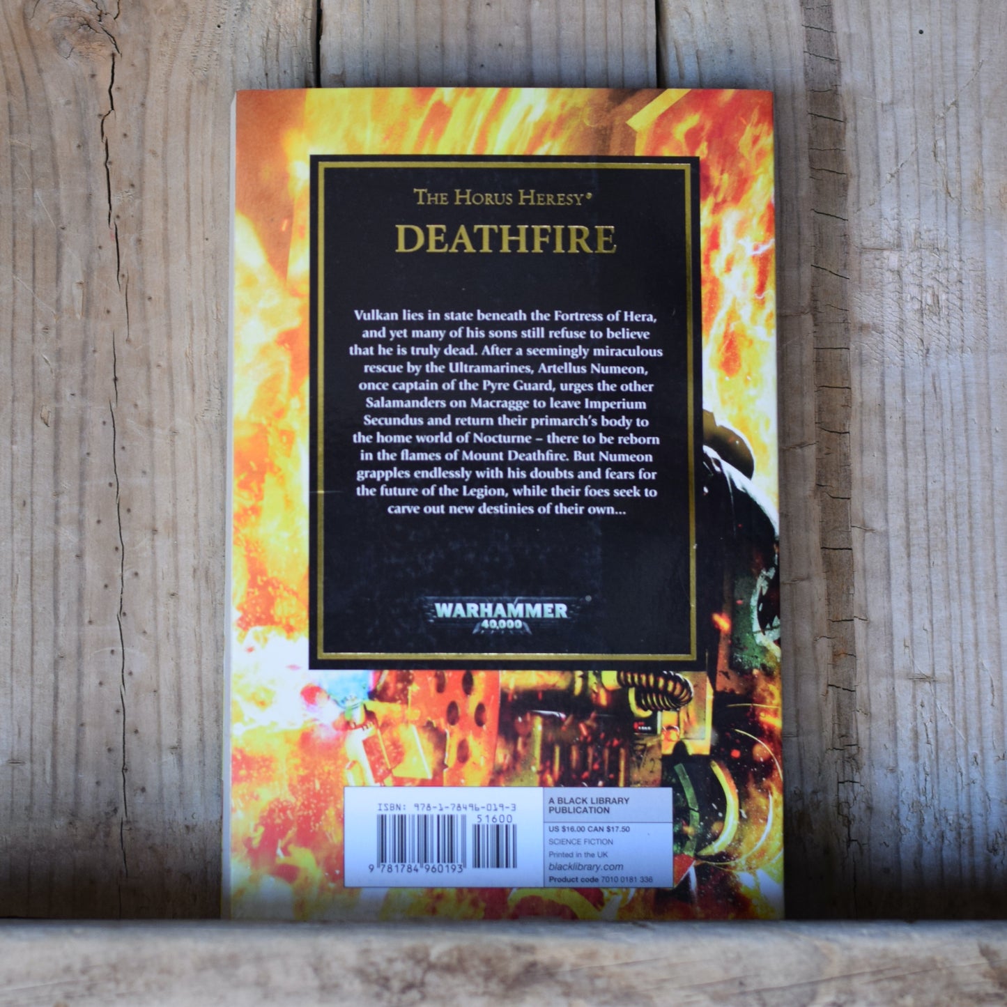 Warhammer Fantasy Paperback: Nick Kyme - The Horus Heresy, Deathfire FIRST PRINTING