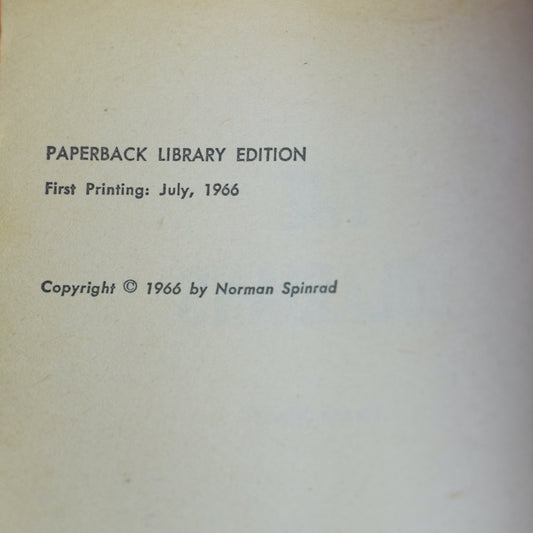Vintage Sci-fi Paperback: Norman Spinard - The Solarians