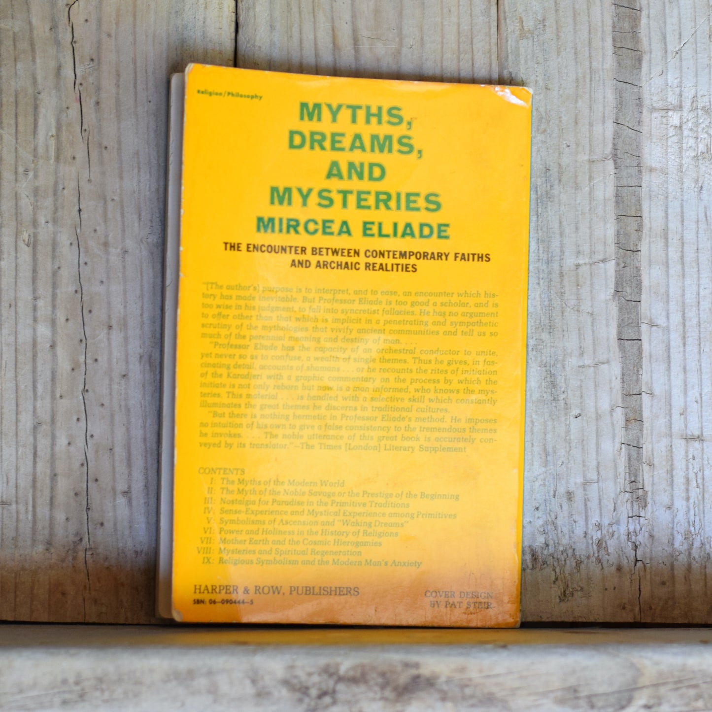 Vintage Philosophy Paperback: Mircea Eliade - Myths, Dreams, and Mysteries