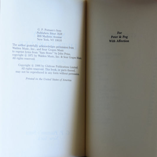 Vintage Fiction Hardback: John Gardner - James Bond in Nobody Lives Forever BCE