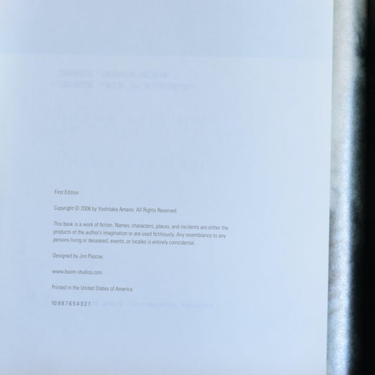 Hardback Graphic Novel: Yoshitaka Amano - Hero First Edition/Printing