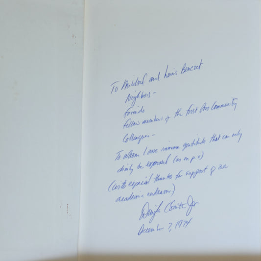 Vintage Non-Fiction Hardback: Dwight C Smith, Jr. - The Mafia Mystique SIGNED FIRST EDITION