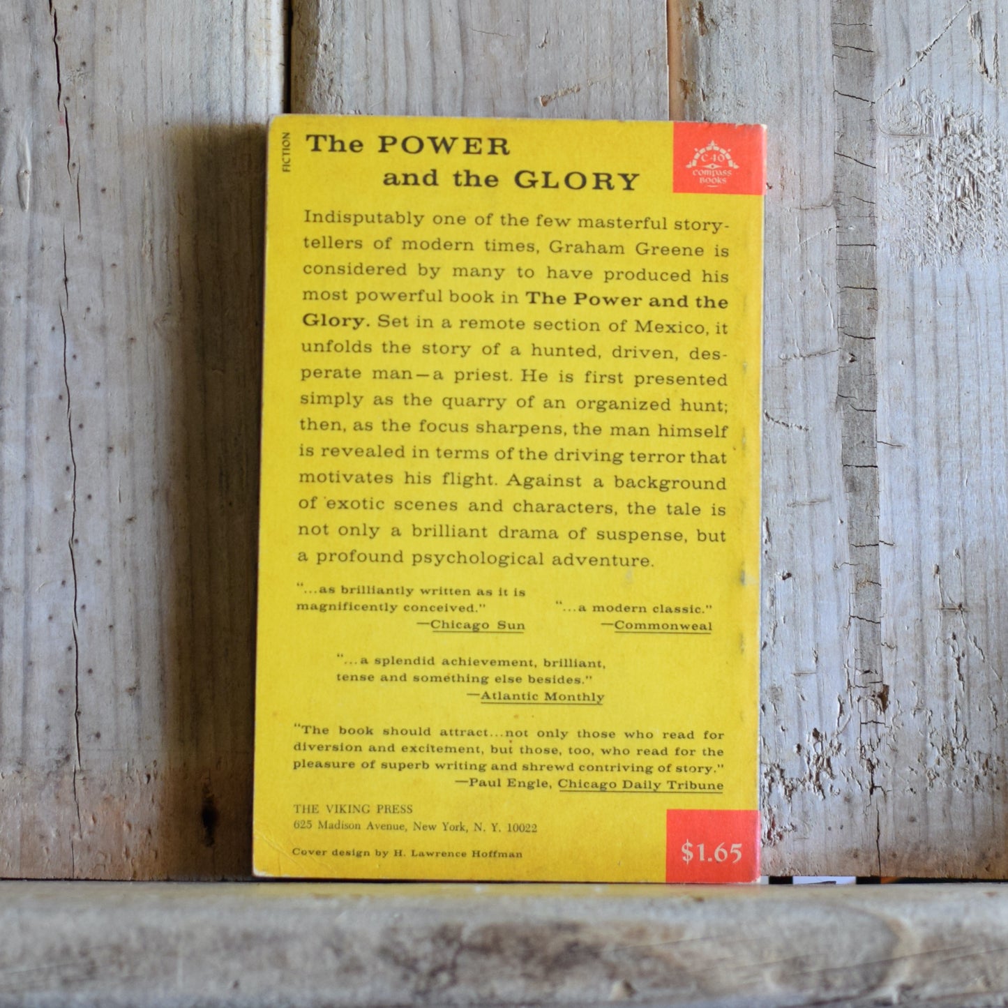 Vintage Fiction Paperback: Graham Greene - The Power and the Glory