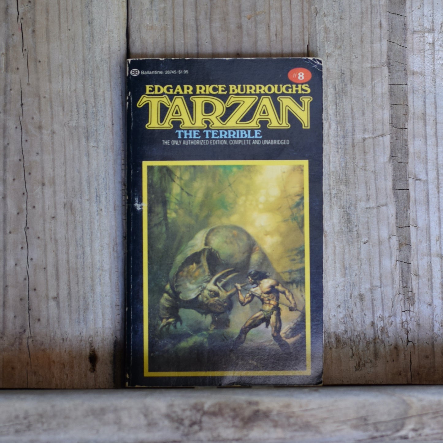 Vintage Fantasy Paperback: Edgar Rice Burroughs - Tarzan The Terrible