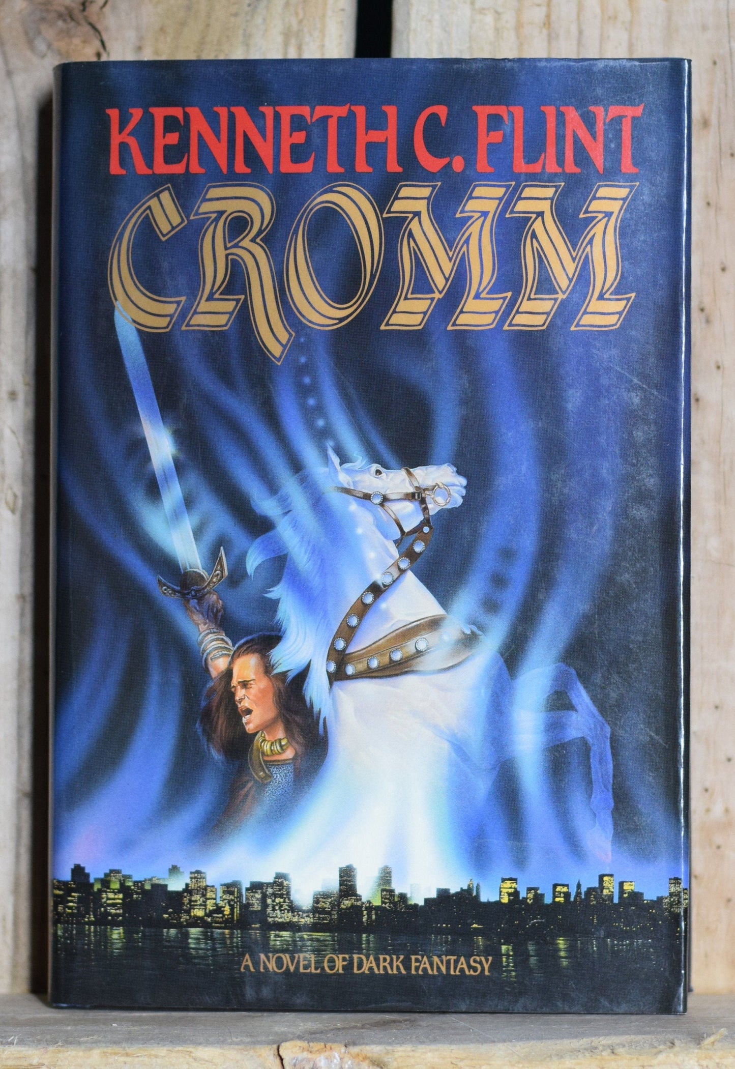 Vintage Fantasy Hardback Novel: Kenneth C Flint - Cromm FIRST EDITION
