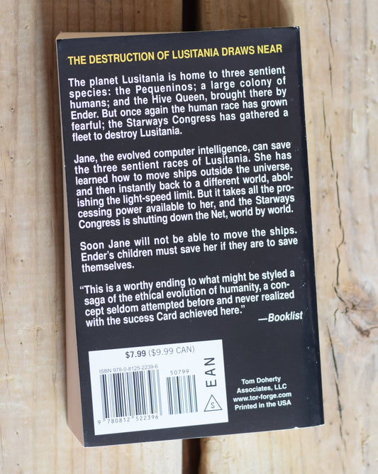Vintage Sci-fi Paperback Novel: Orson Scott Card - Children of the Mind