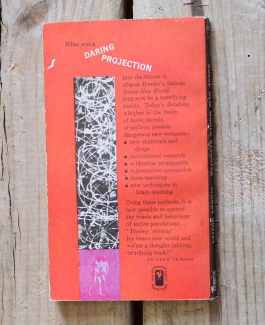 Vintage Fiction Paperback Novel: Aldous Huxley - Brave New World Revisited