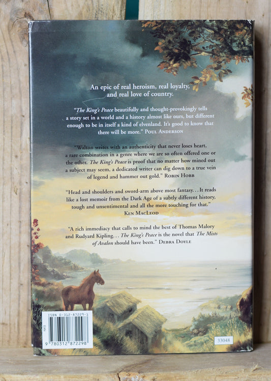 Vintage Fantasy Hardback Novel: Jo Walton - The King's Peace FIRST EDITION