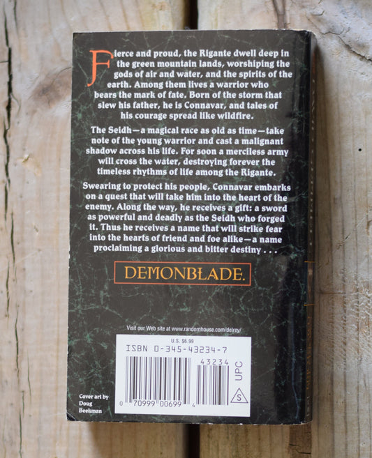 Vintage Fantasy Paperback Novel: David Gemmell - Sword in the Storm, Book One of The Rigante FIRST EDITION