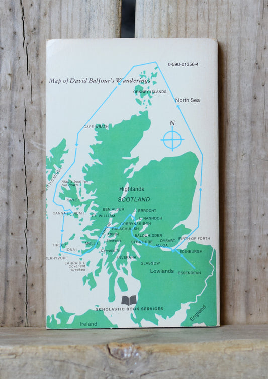 Vintage Fiction Paperback Novel: Robert Louis Stevenson - Kidnapped