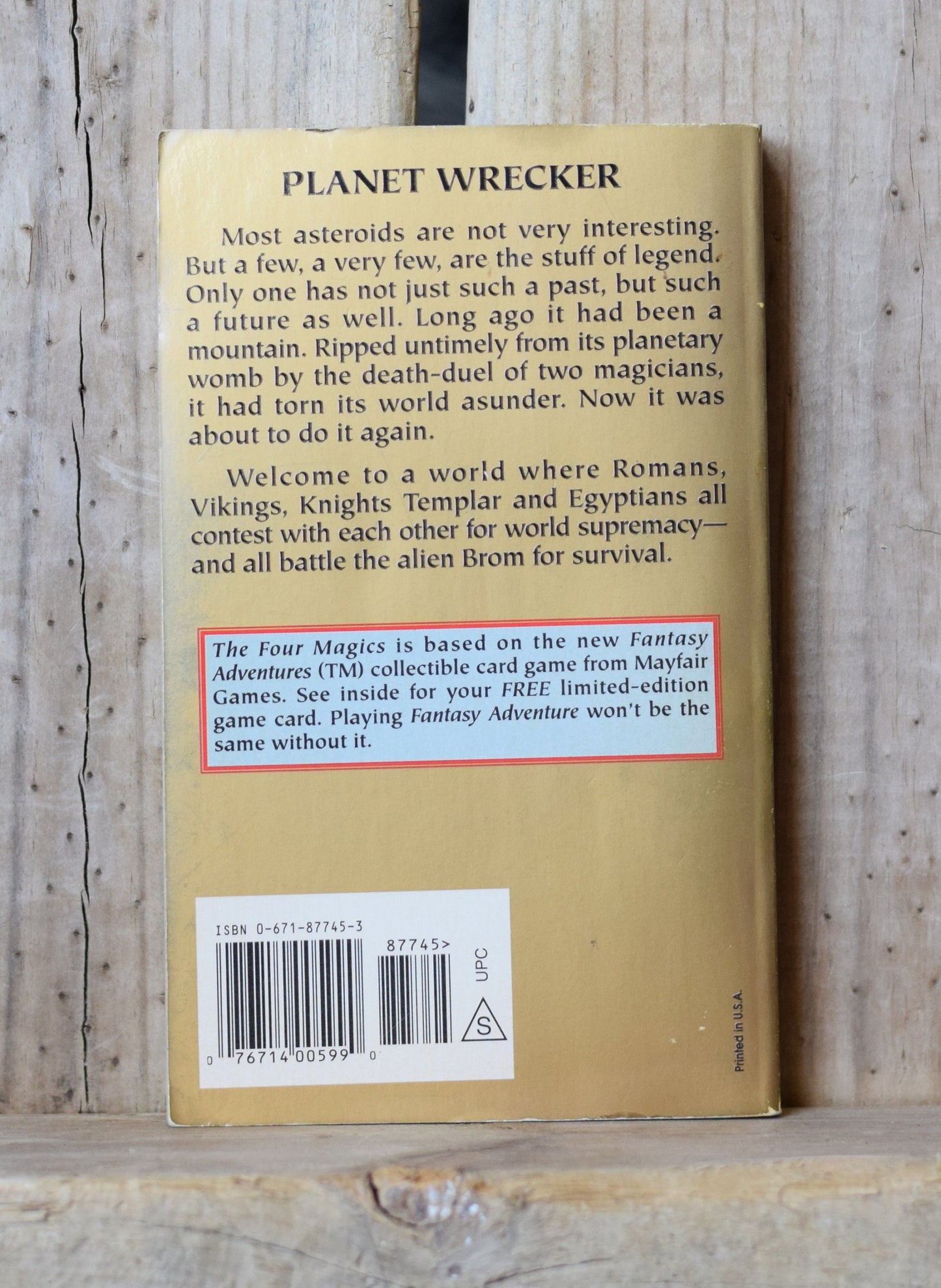 Vintage Fantasy Paperback Novel: William R Forstchen & Larry Segriff - The Four Magics