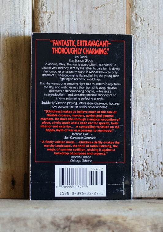 Vintage Fiction Paperback Novel: Mark Childress - V for Victor FIRST EDITION