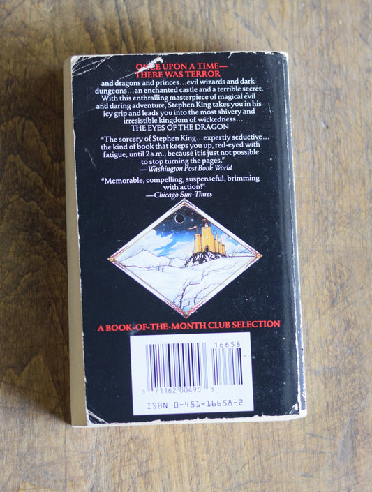 Vintage Fantasy Paperback Novel: Stephen King - The Eyes of the Dragon