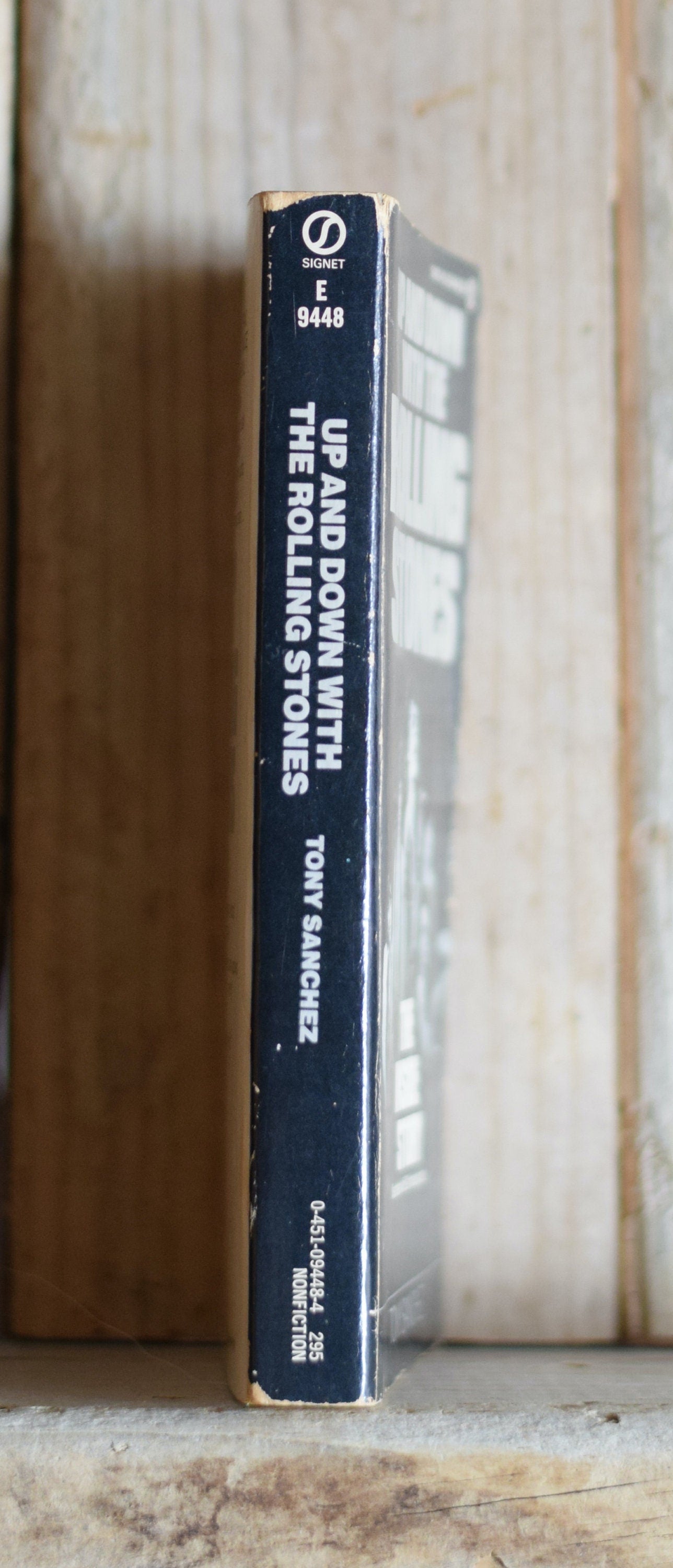 Vintage Non-Fiction Paperback: Tony Sanchez - Up and Down with The Rolling Stones FIRST PRINTING