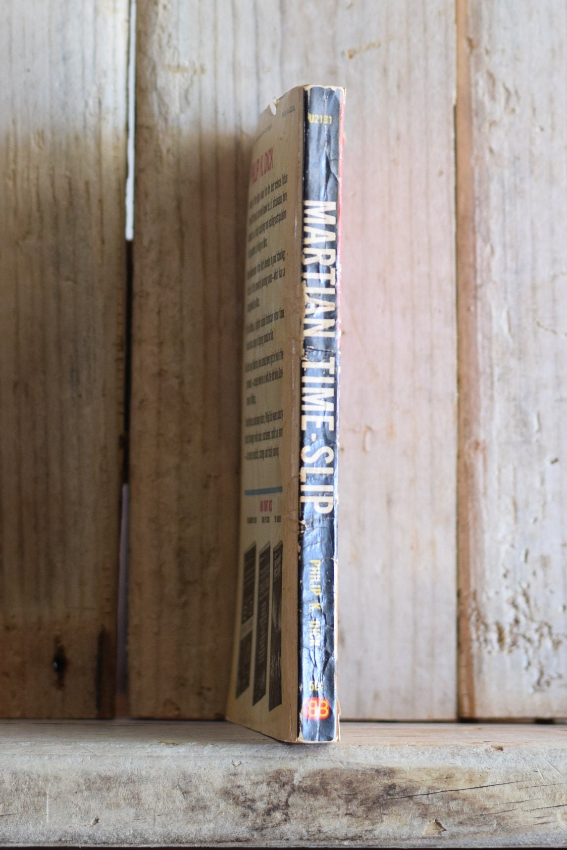 Vintage Sci-Fi Paperback Novel: Philip K Dick - Martian Time-Slip