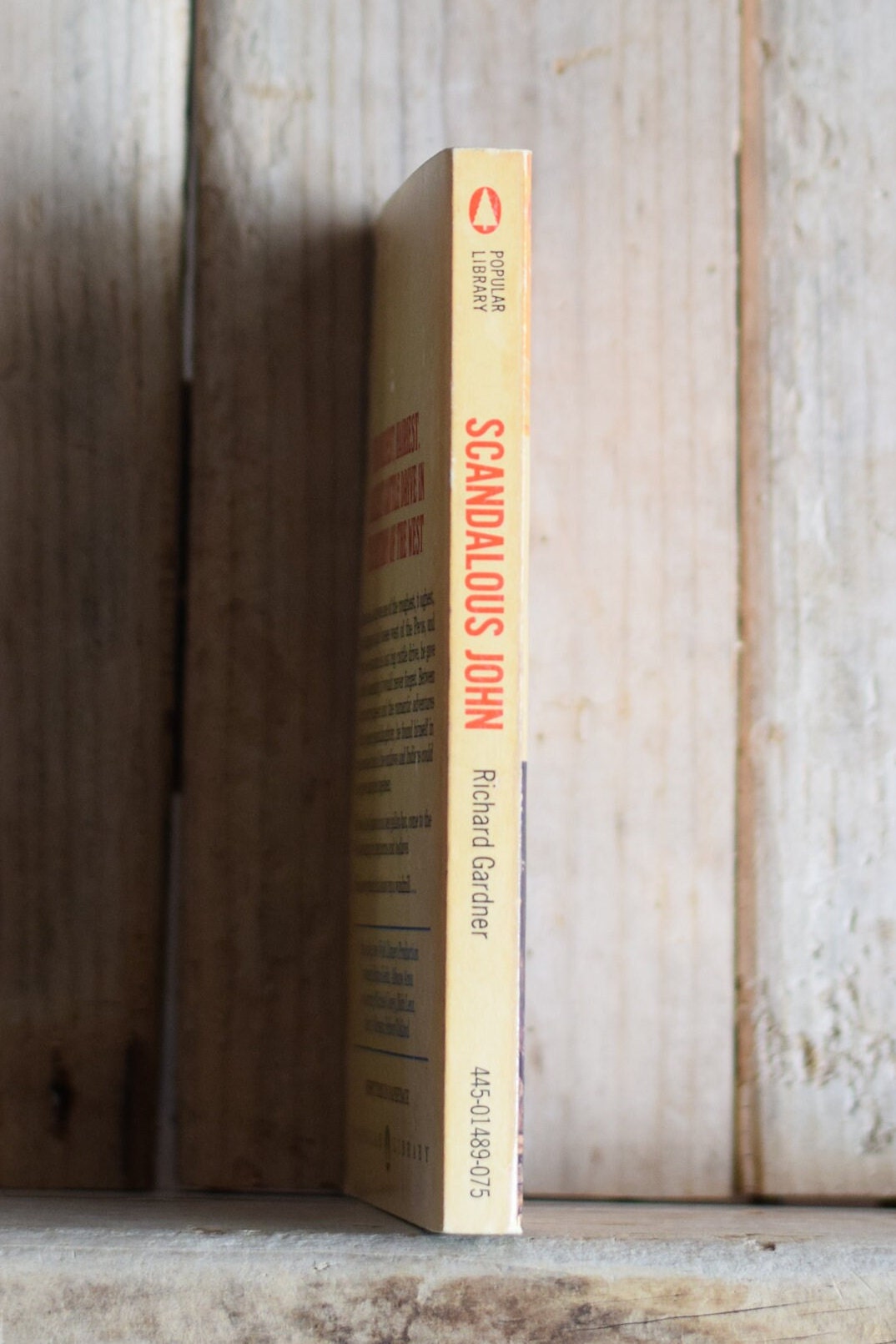 Vintage Fiction Paperback Novel: Richard Gardner - Scandalous John