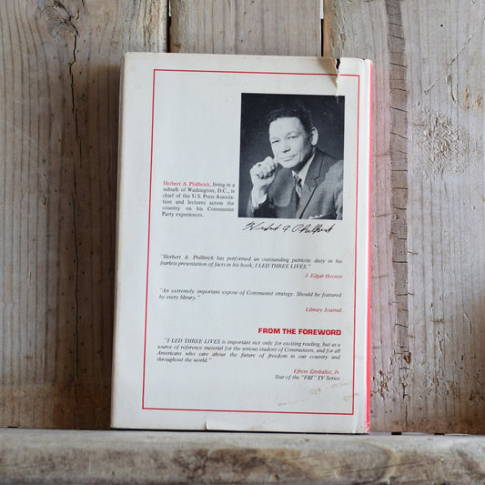 Vintage Non-Fiction Hardback: Herbert A Philbrick - I Led 3 Lives