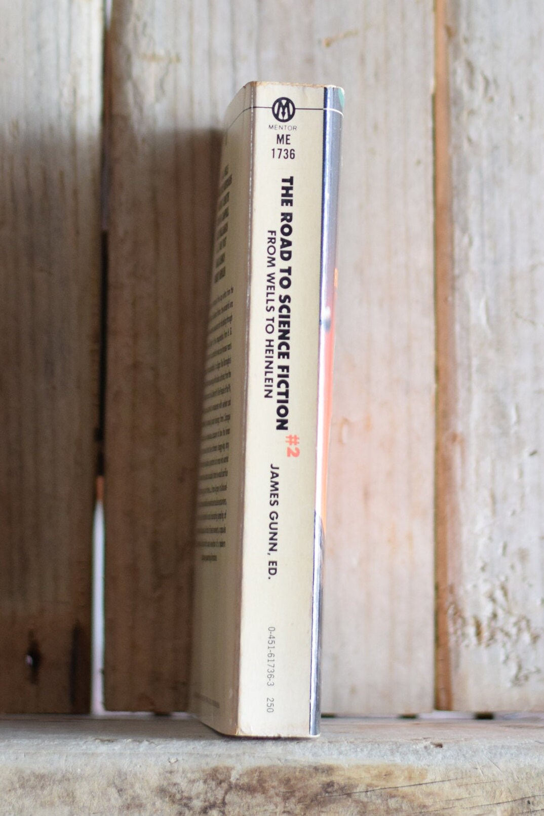 Vintage Sci-Fi Paperback: The Road to Science Fiction #2, From Wells to Heinlein, Editied by James Gunn FIRST PRINTING