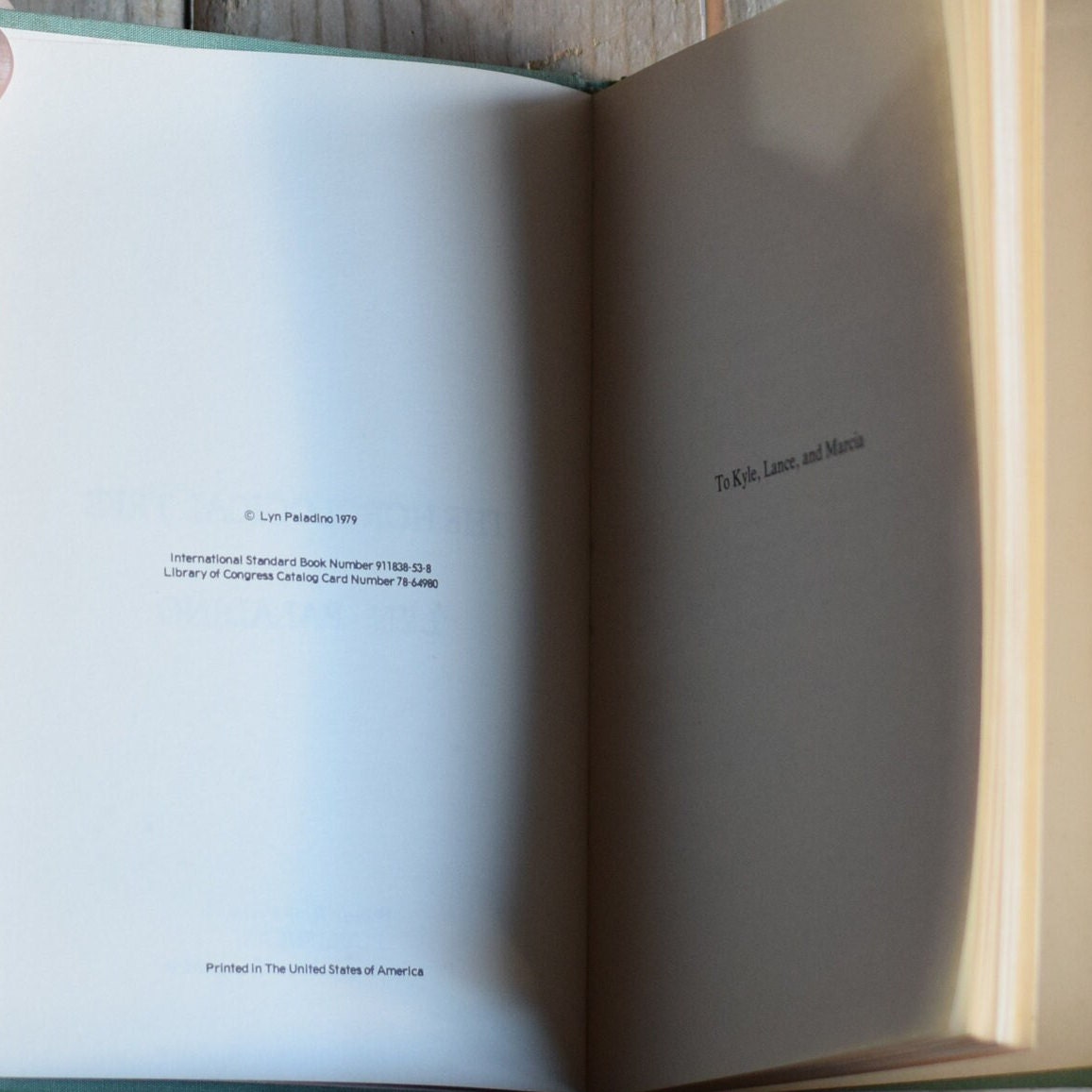 Vintage Poetry Hardback: Lyn Paladino - The Horological Tree