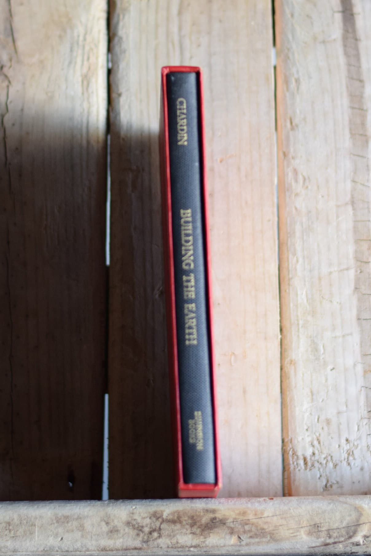Vintage Fiction Hardback Novel: Teilhard de Chardin - Building the Earth THOMAS MORE EDITION