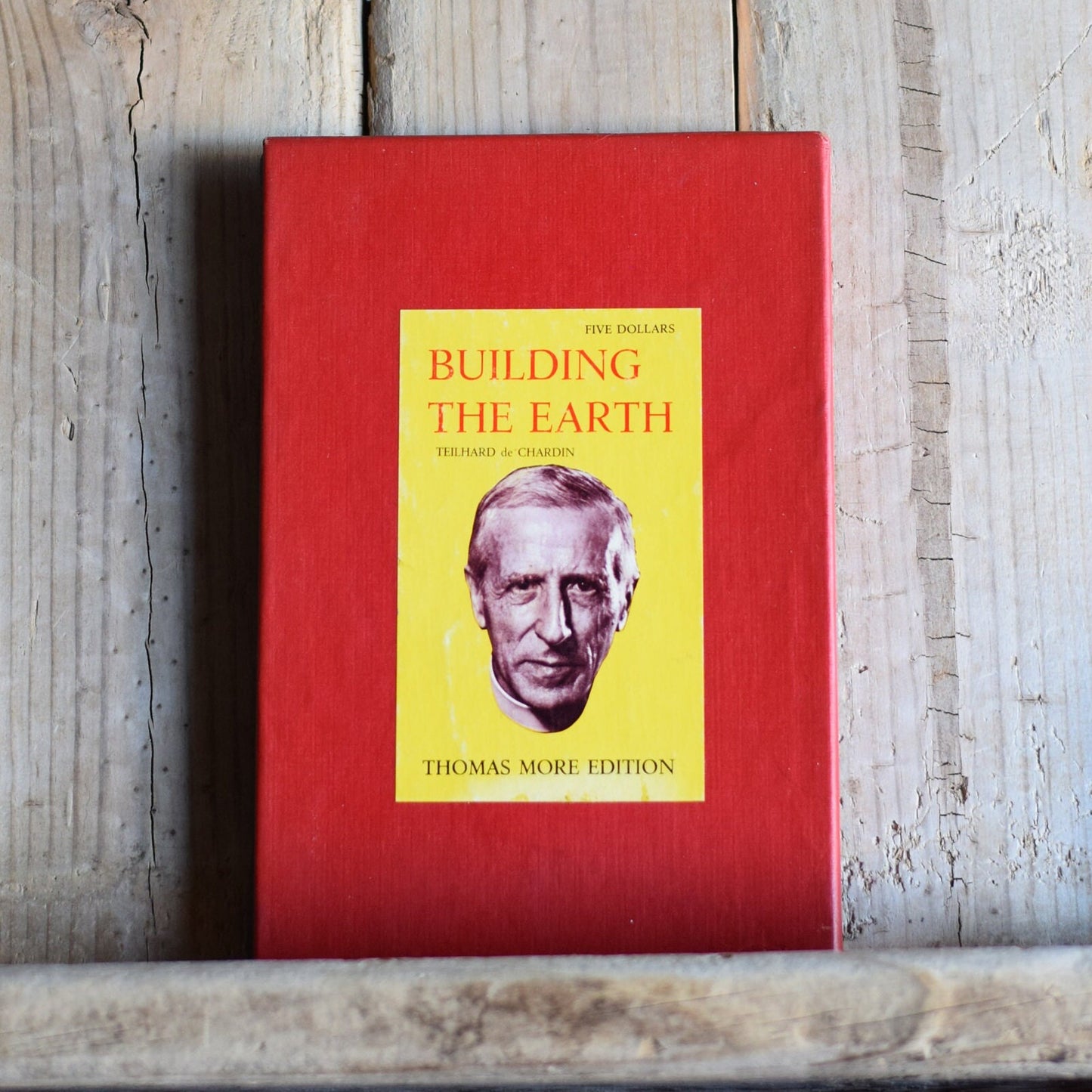 Vintage Fiction Hardback Novel: Teilhard de Chardin - Building the Earth THOMAS MORE EDITION
