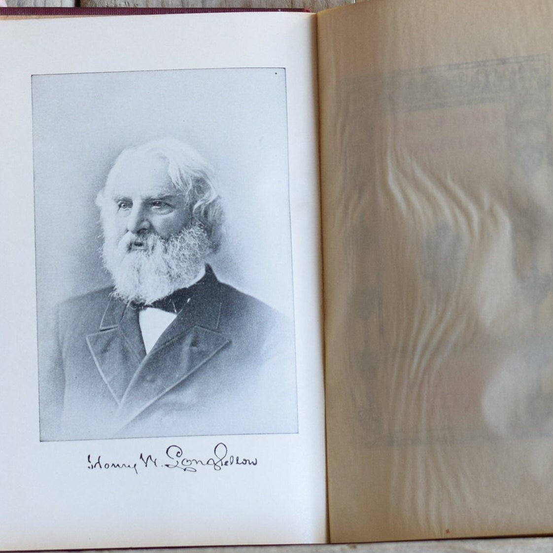 Vintage Fiction Hardback Poetry: Poems of Henry W Longfellow - Astor Edition 1901