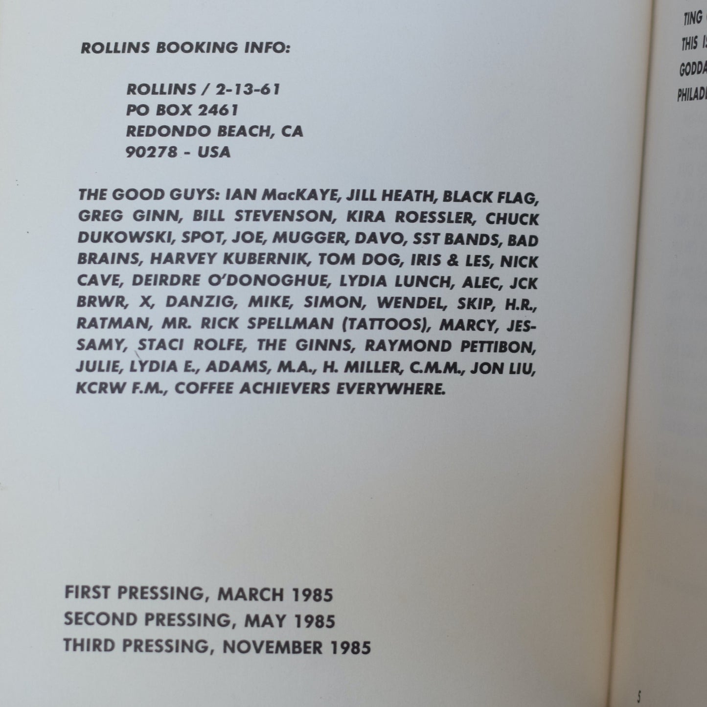 Vintage Poetry Paperback: Henry Rollins - Two Thirteen Sixty One SIGNED THIRD PRESSING