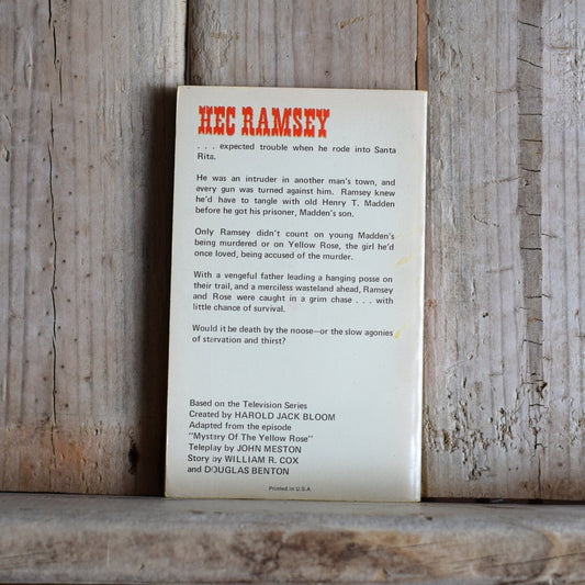Vintage Fiction Paperback Novel: Joe Millard - Hec Ramsey, The Hunted