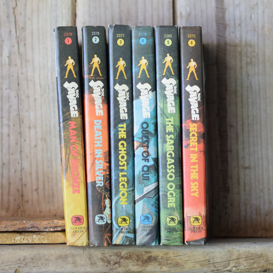 Vintage Fiction Hardbacks: Kenneth Robeson - Doc Savage, Books 1-6