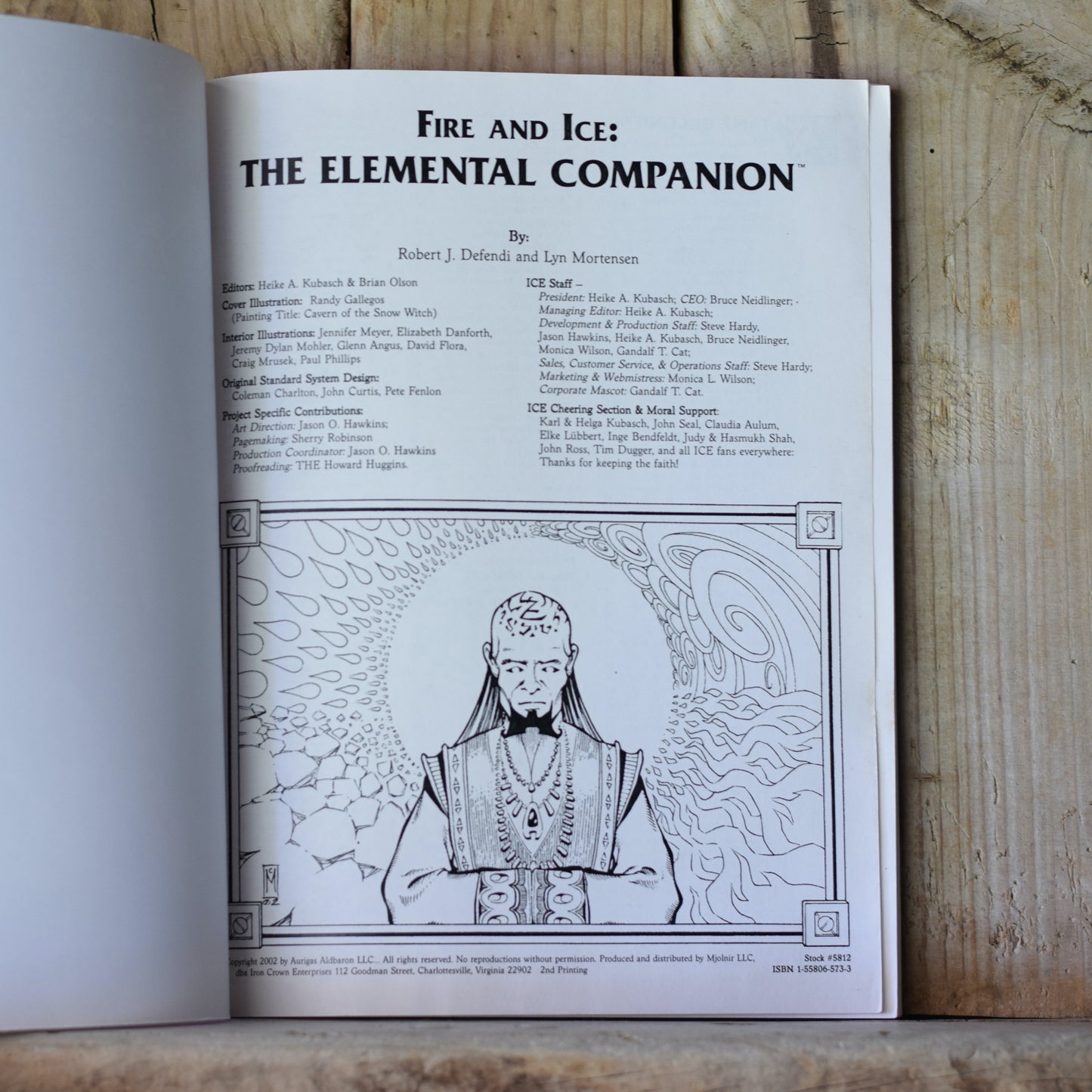 Vintage RPG Book: Rolemaster - Fire and Ice, The Elemental Campaign