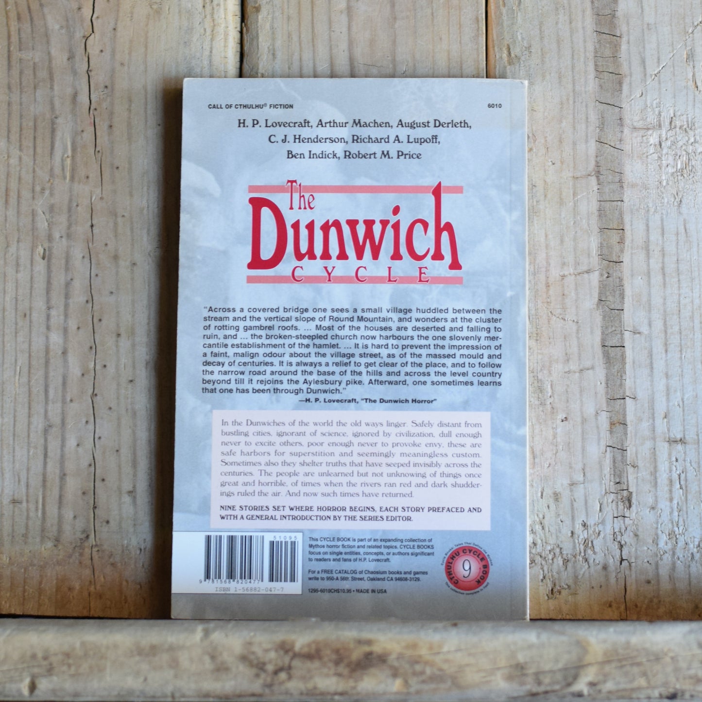 Horror Fiction Paperback: The Dunwich Cycle