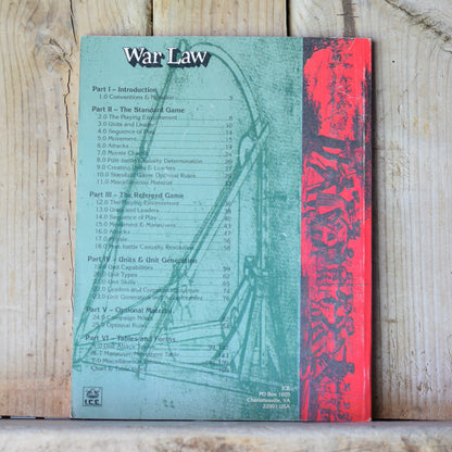 Vintage RPG Book: Rolemaster - War Law