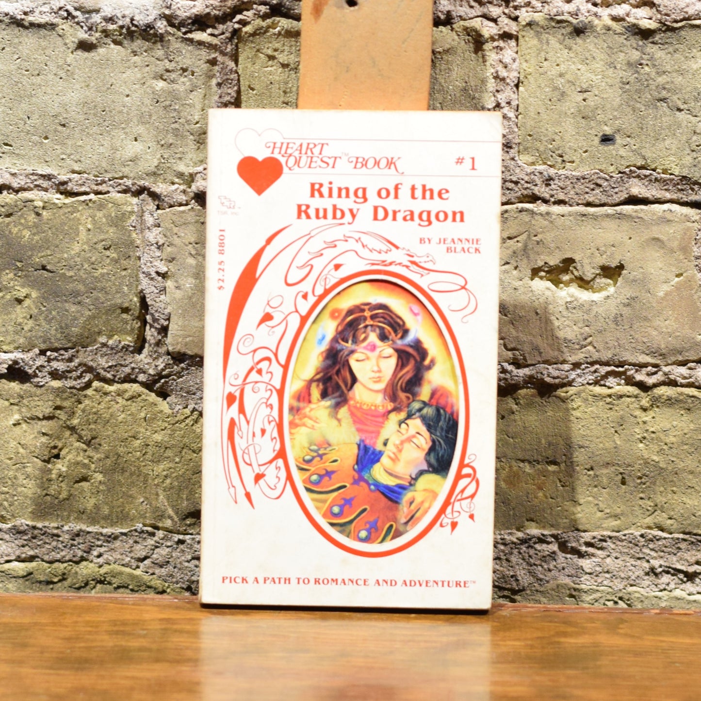 Vintage Fantasy Paperback: Jennie Black - Heart Quest: Ring of the Ruby Dragon FIRST PRINTING