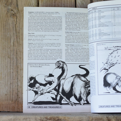 Vintage RPG Book: Rolemaster - Creatures and Treasures 2
