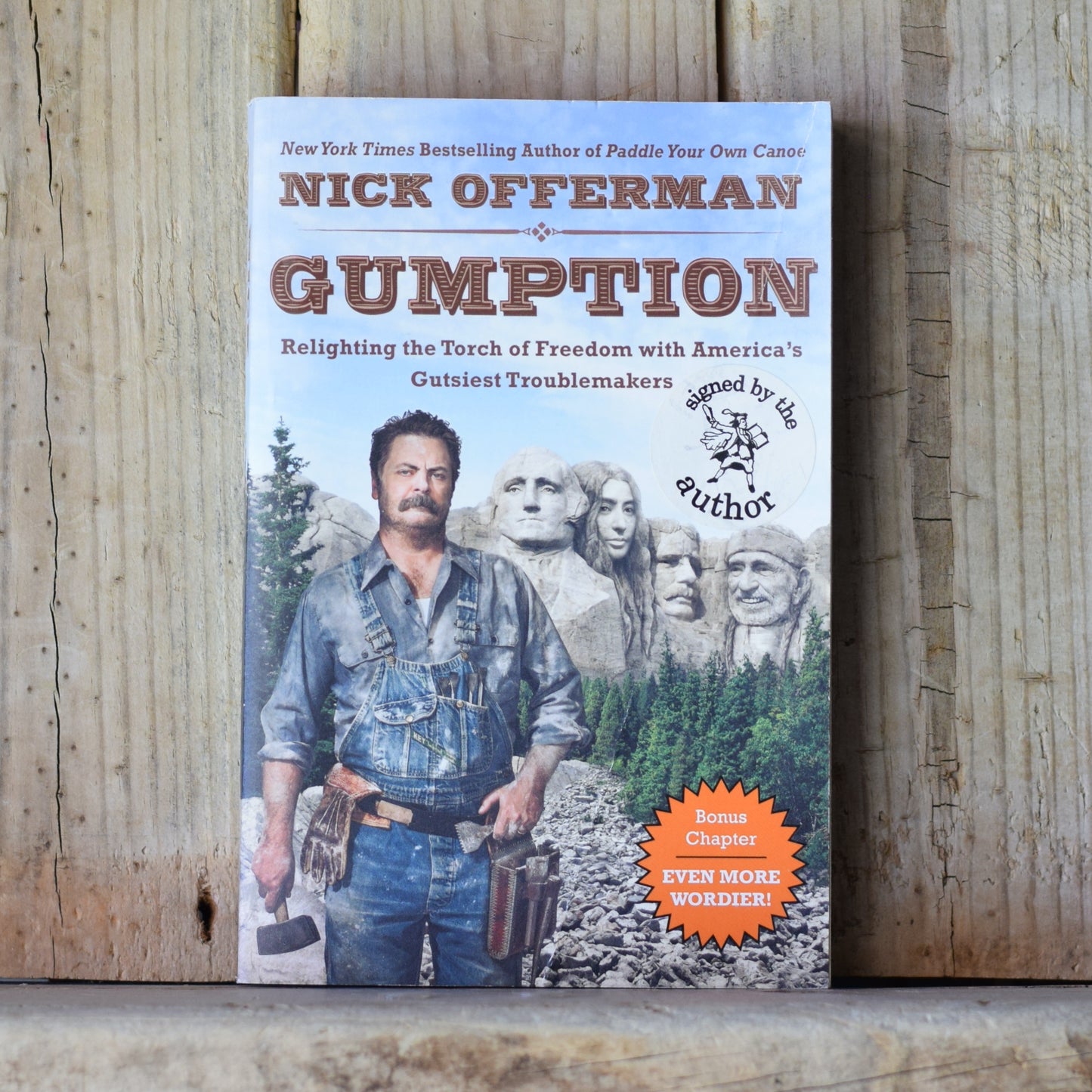 Non-fiction Paperback: Nick Offerman - Gumption SIGNED FIRST PRINTING