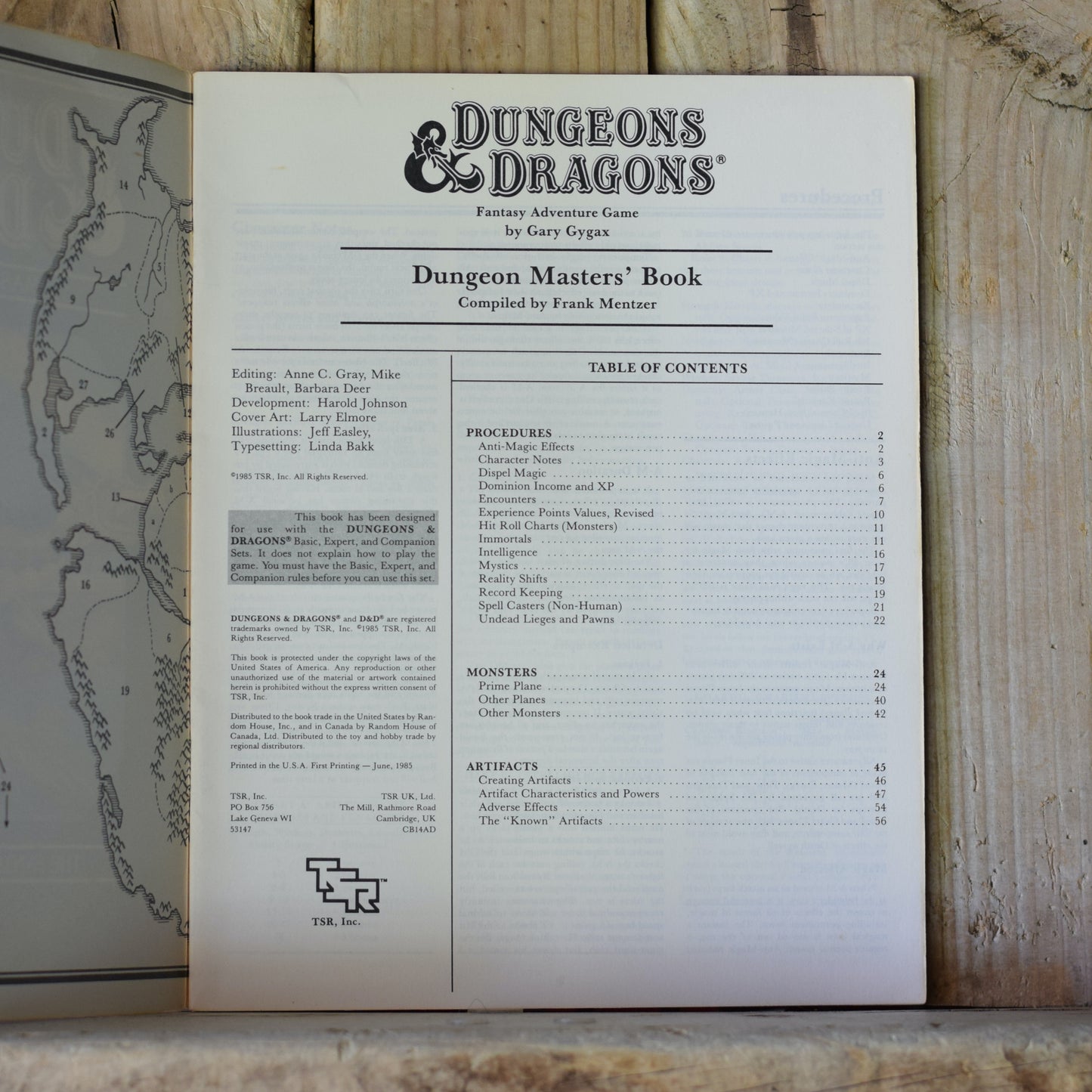 Vintage RPG Book: Dungeons and Dragons Master Players' and DM's Books